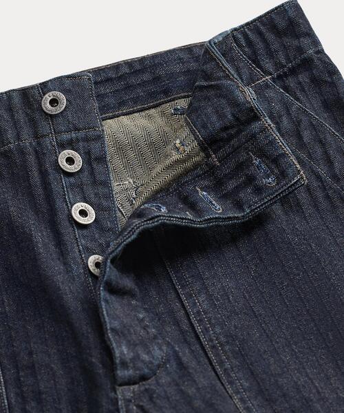 RRL（ダブル アール エル）の「リミテッドエディション インディゴ ヘリンボーン パンツ（その他パンツ・メンズ・ブルー・30/30/32/30/34/32/31/30/32/32/33/32/36/32/38/32/28/30/29/30）」の3枚目の写真