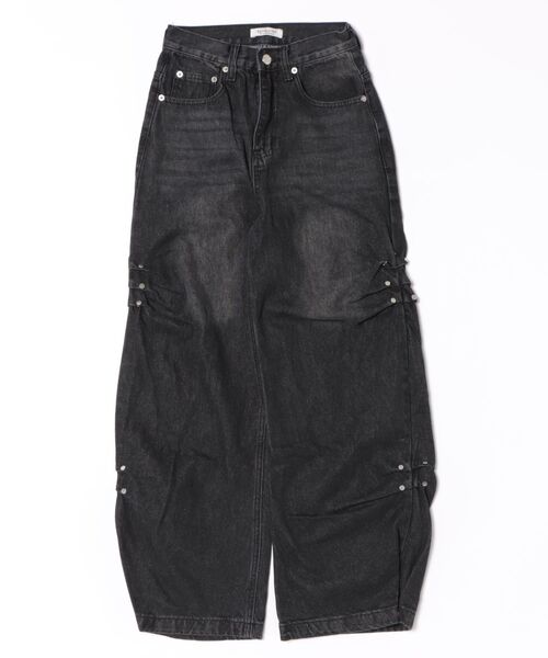 3.3 Field Trip (3.3フィールドトリップ)の「3.3 Field Trip/デニムパンツ(デニムパンツ・レディース・ライトブルー/ブラック・SMALL)」の16枚目の写真