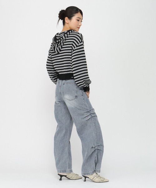 3.3 Field Trip (3.3フィールドトリップ)の「3.3 Field Trip/デニムパンツ(デニムパンツ・レディース・ライトブルー/ブラック・SMALL)」の19枚目の写真