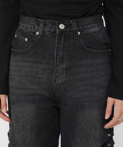 3.3 Field Trip (3.3フィールドトリップ)の「3.3 Field Trip/デニムパンツ(デニムパンツ・レディース・ライトブルー/ブラック・SMALL)」の8枚目の写真