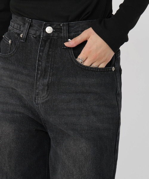 3.3 Field Trip (3.3フィールドトリップ)の「3.3 Field Trip/デニムパンツ(デニムパンツ・レディース・ライトブルー/ブラック・SMALL)」の9枚目の写真