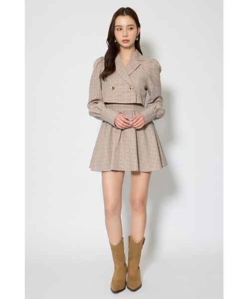 rienda（リエンダ）の「テーラードデザインミニワンピース　春服（シャツワンピース・レディース・ブラウン系その他/ライトピンク/ブルー系その他3・SMALL/MEDIUM）」の4枚目の写真