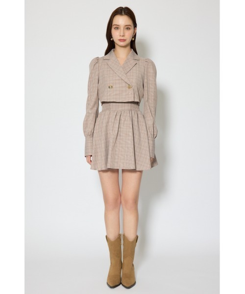 rienda（リエンダ）の「テーラードデザインミニワンピース　春服（シャツワンピース・レディース・ブラウン系その他/ライトピンク/ブルー系その他3・SMALL/MEDIUM）」の9枚目の写真