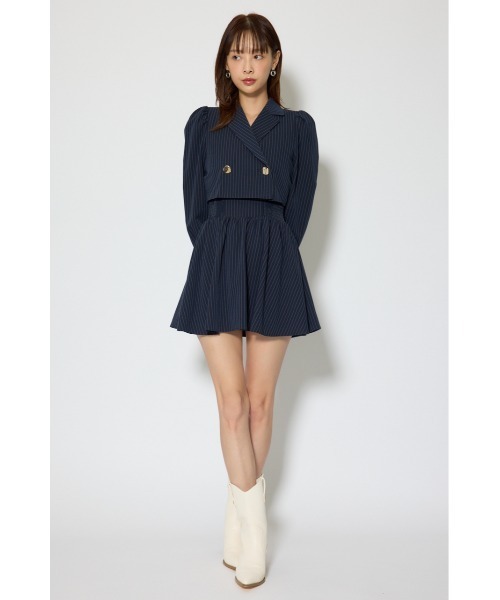 rienda（リエンダ）の「テーラードデザインミニワンピース　春服（シャツワンピース・レディース・ブラウン系その他/ライトピンク/ブルー系その他3・SMALL/MEDIUM）」の11枚目の写真