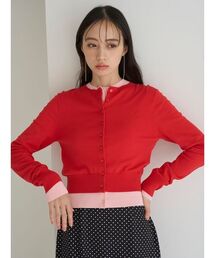 SNIDEL | ニットレイヤードプルオーバー(カーディガン/ボレロ)