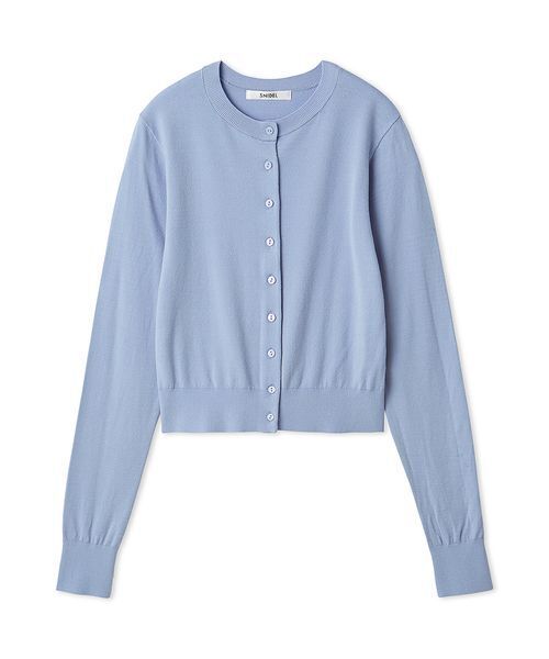 SNIDEL(スナイデル)の「ニットレイヤードプルオーバー(カーディガン/ボレロ・レディース・ネイビー/グリーン/レッド・F)」の9枚目の写真