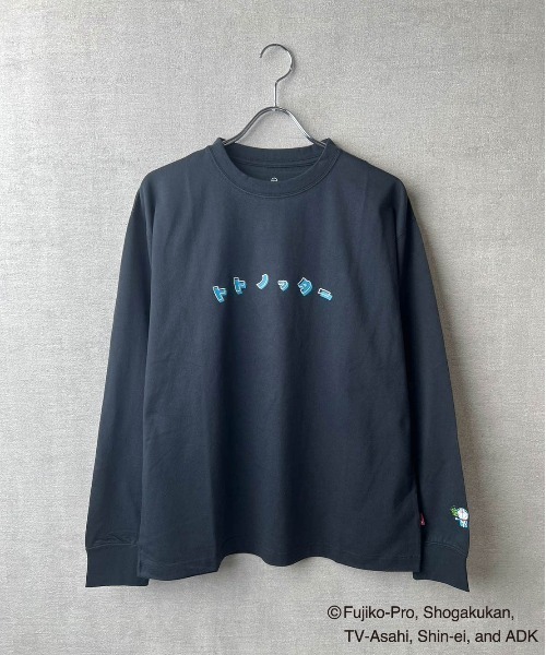 TETERA(テテラ)の「【LW】【it】【TETERA×ドラえもん】UNISEX KIDS トトノッターLST / ドラえもん刺繍(Tシャツ/カットソー・レディース・ブラック/オフホワイト・110/XL/L)」の8枚目の写真