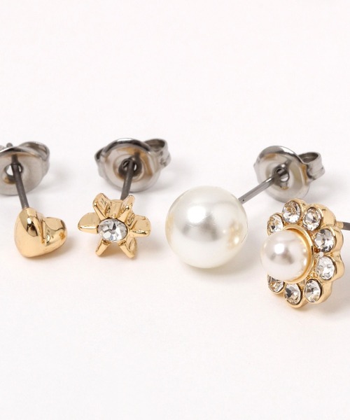 GLOBAL WORK（グローバルワーク）の「7点SETピアス/640180（ピアス（両耳用）・レディース・ホワイト/ホワイト系その他3/ホワイト系その他2・FREE）」の5枚目の写真