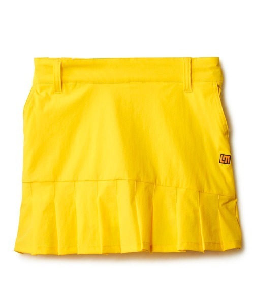 Loudmouth(ラウドマウス)の「LOUDMOUTH/ラウドマウス ゴルフウェア 8WAYストレッチ プリーツ インナーパンツ付き ミニスカート(スカート・レディース・ブラック/イエロー/オレンジ/ネイビー/ライトグリーン/ホワイト・M/3L/LL/L/S)」の14枚目の写真