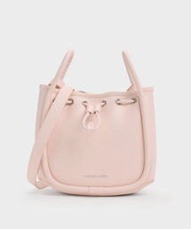 CHARLES & KEITH｜チャールズ＆キースのショルダーバッグ（ピンク/桃色