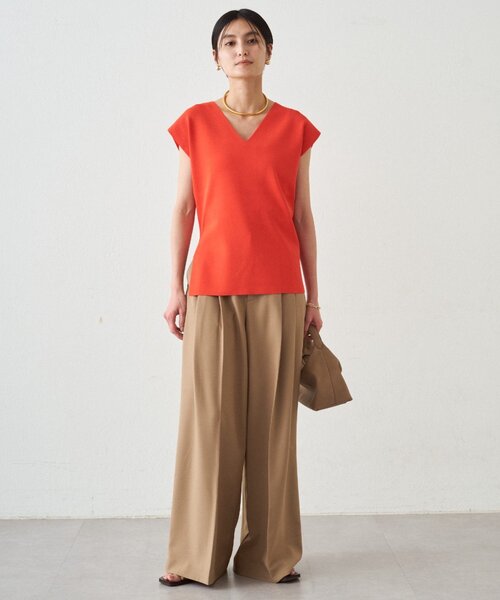 LOUNGEDRESS(ラウンジドレス)の「NEW2タックワイドパンツ(その他パンツ・レディース・ブラック/アイボリー/ピンク/ベージュ・MEDIUM/SMALL)」の13枚目の写真