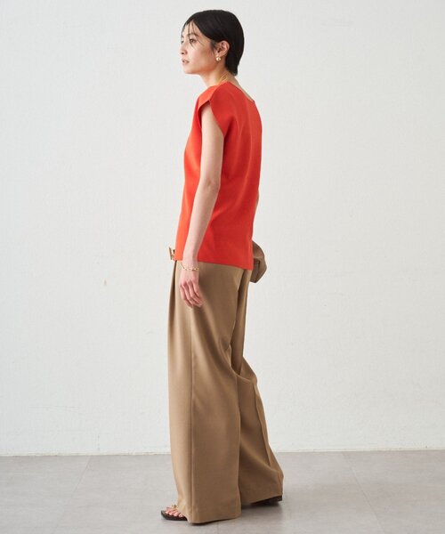 LOUNGEDRESS(ラウンジドレス)の「NEW2タックワイドパンツ(その他パンツ・レディース・ブラック/アイボリー/ピンク/ベージュ・MEDIUM/SMALL)」の15枚目の写真