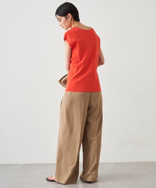 LOUNGEDRESS(ラウンジドレス)の「NEW2タックワイドパンツ(その他パンツ・レディース・ブラック/アイボリー/ピンク/ベージュ・MEDIUM/SMALL)」の16枚目の写真