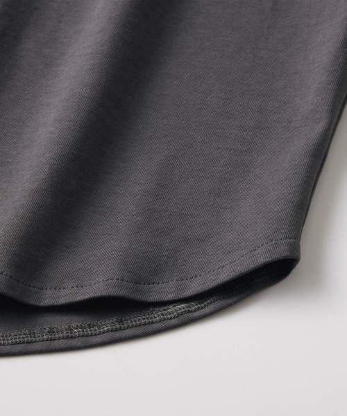 ReDial(リダイアル)の「チュールネットコンビゆるT(Tシャツ/カットソー・レディース・チャコールグレー/ブラック/ベージュ・M/3L/LL/L)」の17枚目の写真