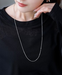 HUG.U（ハグユー）の「サージカルステンレス ロングチェーン ネックレス（ネックレス）」