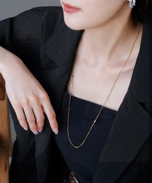 HUG.U（ハグユー）の「サージカルステンレス ロングチェーン ネックレス（ネックレス）」