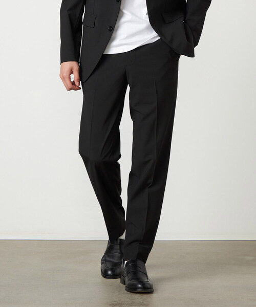 COMME CA ISM（コムサイズム）の「【セットアップ対応】2WAYストレッチ テーパードパンツ（スラックス・メンズ・ブラック/ネイビー・LARGE/MEDIUM/SMALL/X-LARGE）」の2枚目の写真