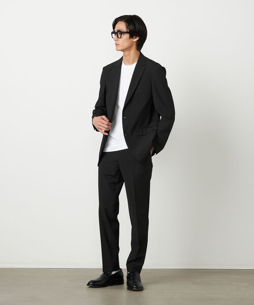 COMME CA ISM（コムサイズム）の「【セットアップ対応】2WAYストレッチ テーパードパンツ（スラックス・メンズ・ブラック/ネイビー・LARGE/MEDIUM/SMALL/X-LARGE）」の4枚目の写真