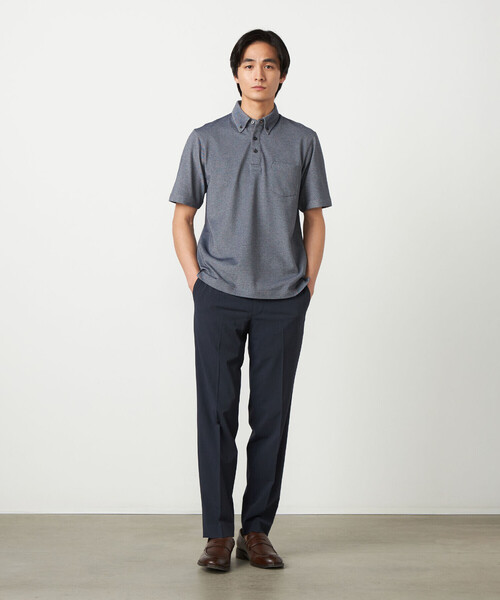 COMME CA ISM（コムサイズム）の「【セットアップ対応】2WAYストレッチ テーパードパンツ（スラックス・メンズ・ブラック/ネイビー・LARGE/MEDIUM/SMALL/X-LARGE）」の10枚目の写真