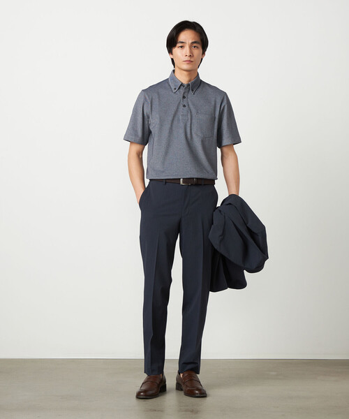 COMME CA ISM（コムサイズム）の「【セットアップ対応】2WAYストレッチ テーパードパンツ（スラックス・メンズ・ブラック/ネイビー・LARGE/MEDIUM/SMALL/X-LARGE）」の11枚目の写真