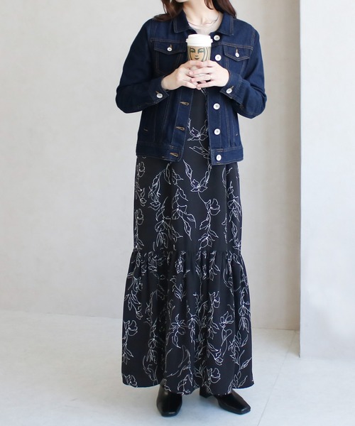 NYLAUS(ナイラス)の「【SG】ショート丈デニムジャケット Gジャン(デニムジャケット・レディース・ネイビー・M)」の10枚目の写真