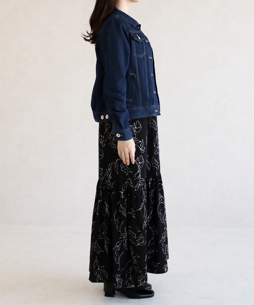 NYLAUS(ナイラス)の「【SG】ショート丈デニムジャケット Gジャン(デニムジャケット・レディース・ネイビー・M)」の21枚目の写真