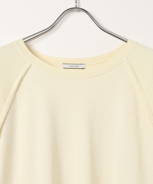 BAYFLOW（ベイフロー）の「[WEB限定]カットワンピース（ワンピース・レディース・チャコール/ベージュ/ブルー/オフホワイト・SMALL/MEDIUM）」の12枚目の写真