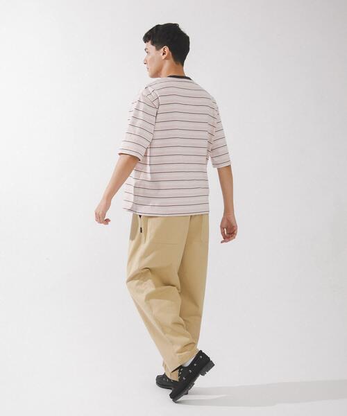 URBAN RESEARCH Sonny Label(アーバンリサーチサニーレーベル)の「マルチボーダーショートスリーブTシャツ(Tシャツ/カットソー・メンズ・ブルー系その他/グリーン系その他/ピンク系その他・MEDIUM/LARGE)」の21枚目の写真