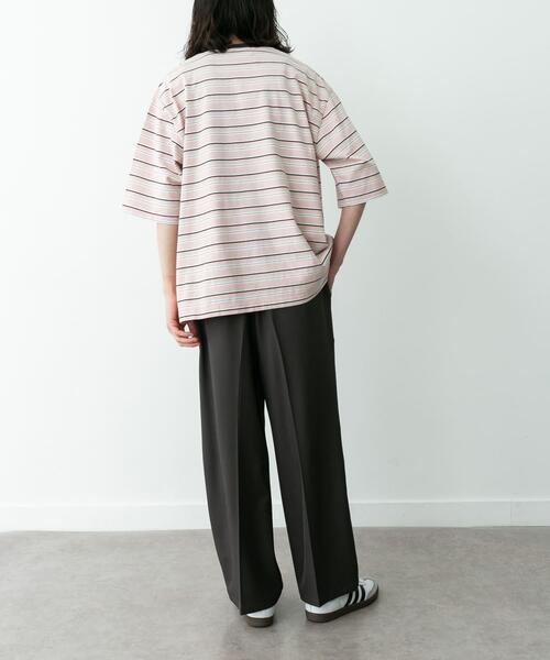 URBAN RESEARCH Sonny Label(アーバンリサーチサニーレーベル)の「マルチボーダーショートスリーブTシャツ(Tシャツ/カットソー・メンズ・ブルー系その他/グリーン系その他/ピンク系その他・MEDIUM/LARGE)」の14枚目の写真