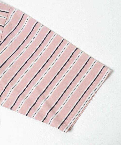 URBAN RESEARCH Sonny Label(アーバンリサーチサニーレーベル)の「マルチボーダーショートスリーブTシャツ(Tシャツ/カットソー・メンズ・ブルー系その他/グリーン系その他/ピンク系その他・MEDIUM/LARGE)」の8枚目の写真