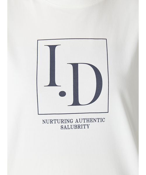 FRAY I.D(フレイアイディー)の「I.DロゴプリントTシャツ(Tシャツ/カットソー・レディース・ホワイト/ネイビー・F)」の9枚目の写真