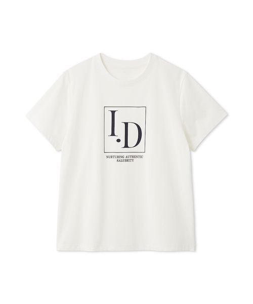 FRAY I.D(フレイアイディー)の「I.DロゴプリントTシャツ(Tシャツ/カットソー・レディース・ホワイト/ネイビー・F)」の12枚目の写真