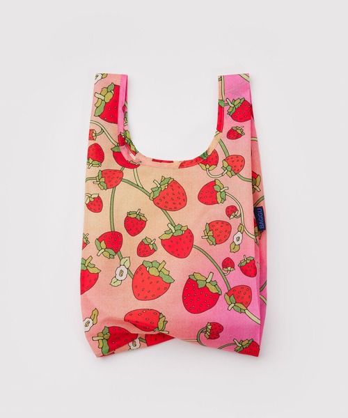 BAGGU(バグー)の「BABY BAGGU 626.ストロベリーブロッサム(エコバッグ/サブバッグ・レディース・レッド系その他・FREE)」の3枚目の写真