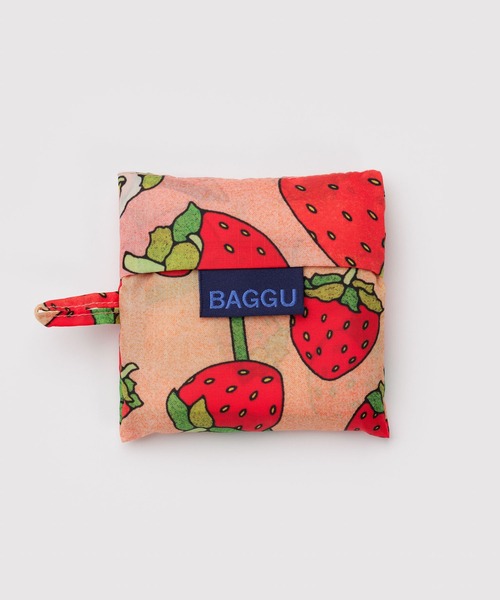 BAGGU(バグー)の「BABY BAGGU 626.ストロベリーブロッサム(エコバッグ/サブバッグ・レディース・レッド系その他・FREE)」の4枚目の写真