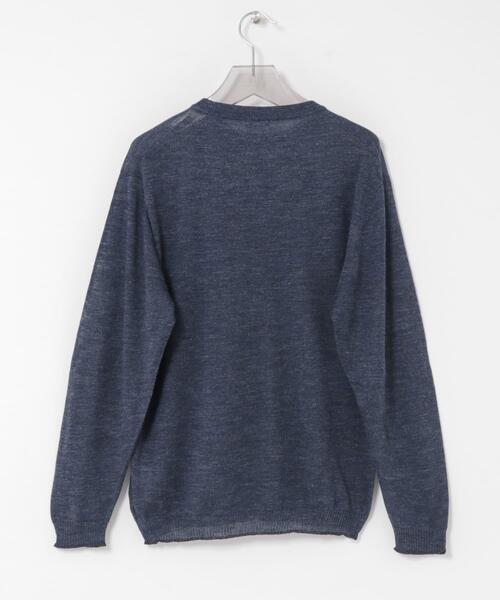 crepuscule（クレプスキュール）の「crepuscule　W/G Rametriming Pullover（ニット/セーター・メンズ・ブラック/ネイビー/グレー・1/2）」の8枚目の写真
