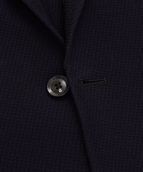BROOKS BROTHERS(ブルックスブラザーズ)の「コットン ニット テキスチャード シングル2釦ジャケット Classic(テーラードジャケット・メンズ・ネイビー・LARGE/SMALL)」の4枚目の写真