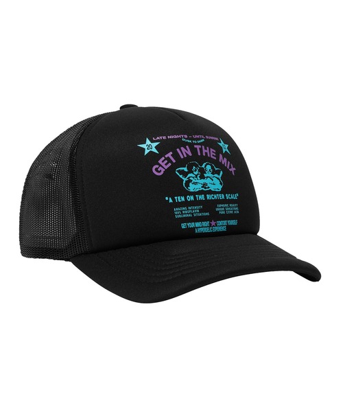 HUF(ハフ)の「AFTER MIDNIGHT TRUCKER HAT(キャップ・メンズ・ブラック・O/S)」の1枚目の写真
