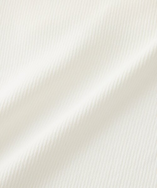 La boutique BonBon（ラブティックボンボン）の「【接触冷感・最強モテニット】クールタッチUVオフショルリブニット（ニット/セーター・レディース・ホワイト/サックスブルー/ネイビー/ピンク・FREE）」の11枚目の写真