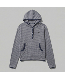 CHICKS（チックス）の「マルチストライプ配色フードパーカー3カラー（パーカー）」