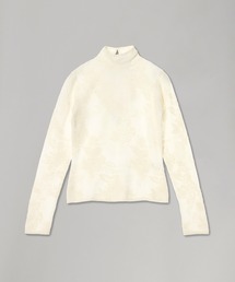 GANNI | Sheer Flower Jacquard Mockneck K2643(Tシャツ/カットソー)