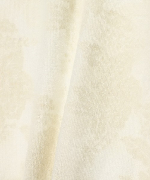 GANNI（ガニー）の「Sheer Flower Jacquard Mockneck K2643（Tシャツ/カットソー・メンズ・ホワイト・SMALL）」の5枚目の写真