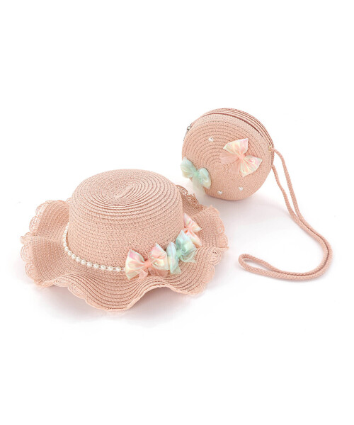 SLAP SLIP（スラップスリップ）の「モチーフ付きハット&ポシェット（ハット・キッズ・ホワイト/ブラウン/レッド/ピンク/ホワイト系その他/イエロー・52cm/54cm）」の5枚目の写真