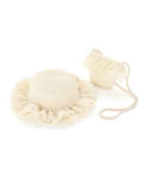 SLAP SLIP（スラップスリップ）の「モチーフ付きハット&ポシェット（ハット）」