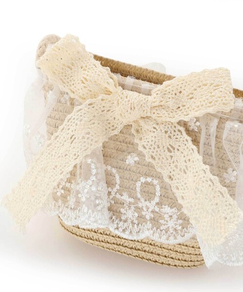 SLAP SLIP（スラップスリップ）の「モチーフ付きハット&ポシェット（ハット・キッズ・ホワイト/ブラウン/レッド/ピンク/ホワイト系その他/イエロー・52cm/54cm）」の12枚目の写真