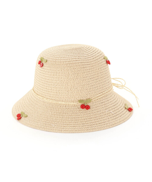 SLAP SLIP（スラップスリップ）の「モチーフ付きハット&ポシェット（ハット・キッズ・ホワイト/ブラウン/レッド/ピンク/ホワイト系その他/イエロー・52cm/54cm）」の13枚目の写真