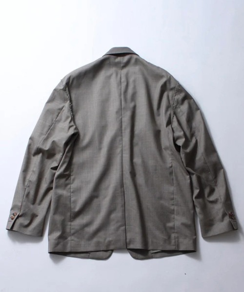 soe（ソーイ）の「【soe/ソーイ】Reworked Jacket（テーラードジャケット・メンズ・ベージュ・1/2）」の3枚目の写真