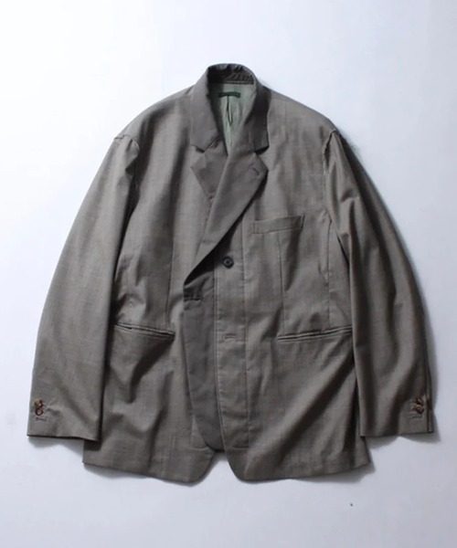 soe（ソーイ）の「【soe/ソーイ】Reworked Jacket（テーラードジャケット・メンズ・ベージュ・1/2）」の14枚目の写真