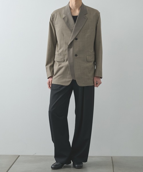 soe（ソーイ）の「【soe/ソーイ】Reworked Jacket（テーラードジャケット・メンズ・ベージュ・1/2）」の7枚目の写真