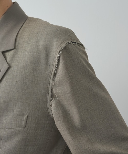 soe（ソーイ）の「【soe/ソーイ】Reworked Jacket（テーラードジャケット・メンズ・ベージュ・1/2）」の9枚目の写真