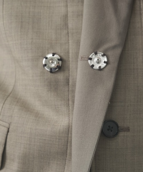 soe（ソーイ）の「【soe/ソーイ】Reworked Jacket（テーラードジャケット・メンズ・ベージュ・1/2）」の12枚目の写真